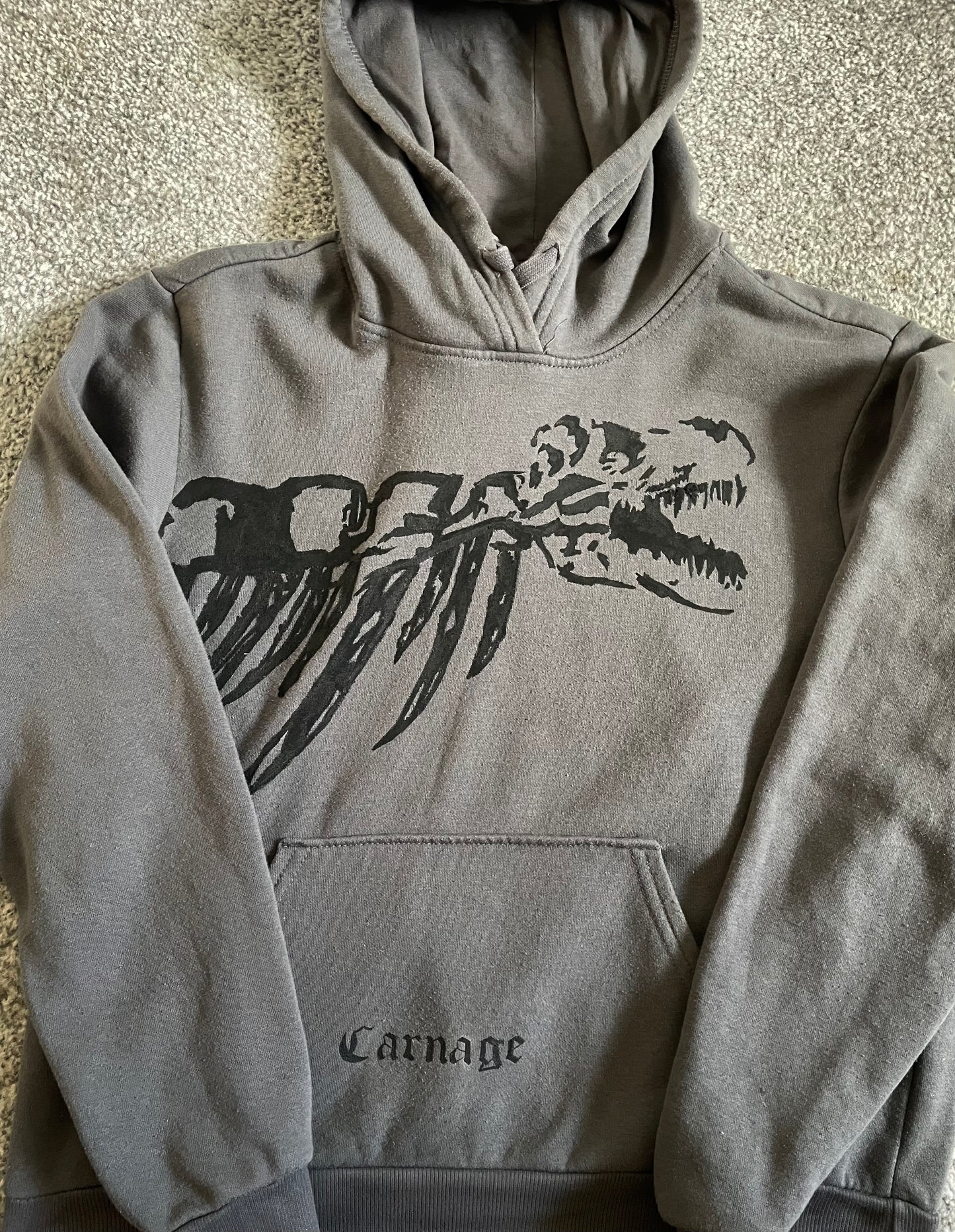 T Rex Remains Grunge Hoodie