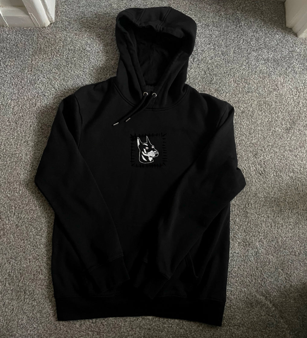 Doberman Trad Patch Hoodie