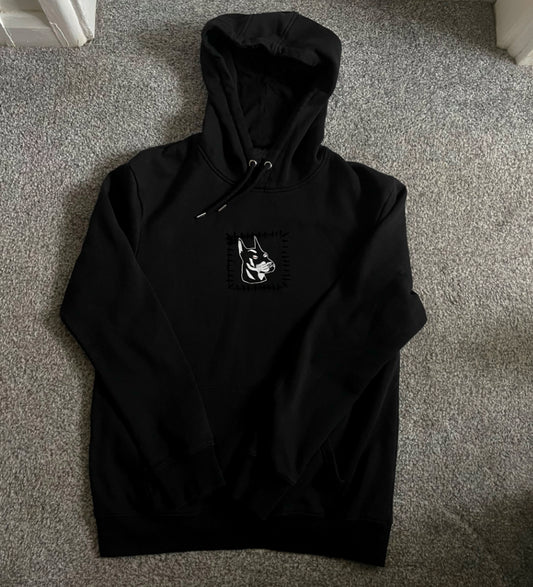 Doberman Trad Patch Hoodie